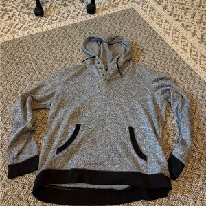 Urban Pipeline Gray and Black Hoodie